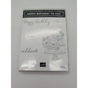 Stampin' Up! HAPPY BIRTHDAY TO YOU Cling Stamp Set 152308